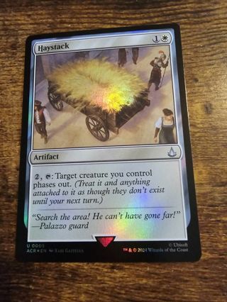 Magic the gathering mtg Haystack foil card Assassins Creed