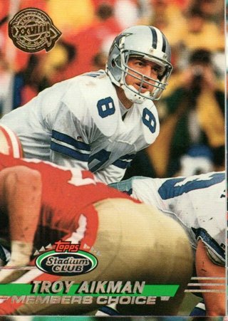 1993 Stadium Club Troy Aikman #242