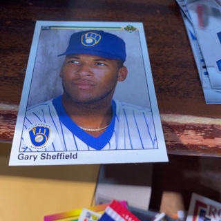 1990 upper deck Gary Sheffield baseball card 