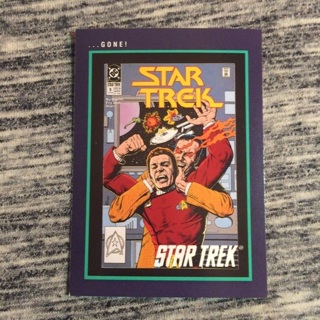 1991 Star Trek TV Series 25th Anniversary Comic Book Style Trading Card | . . . GONE! | Card # 139