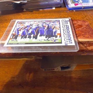 2020 panini score huddle up Baltimore Ravens football card 