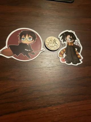 Chibi Harry Potter Quidditch Wizarding World of Harry Potter Vinyl Decal