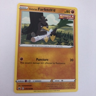 Pokemon Card - Galarian Farfetch’d 