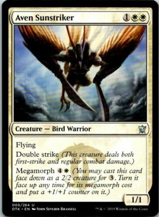 Aven Sunstriker Magic The Gathering Dragons of Takir 005/264 (U)