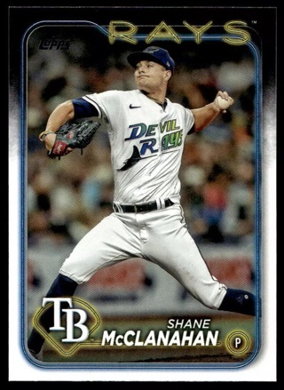 2024 Topps Series 2 Shane McClanahan #578 Tampa Bay Rays