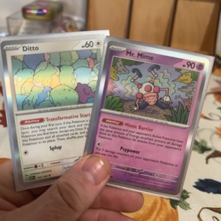 2 Pokémon rare cards 151 