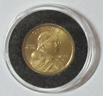 Sacagawea Dollar Coin in Case