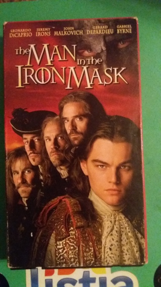 vhs the man in the iron mask free shipping