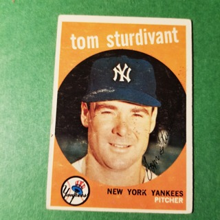 1959 - TOPPS BASEBALL CARD NO. 471 - TOM STURDIVANT - YANKEES