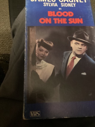 VHS-VHS-BLOOD ON THE SUN w JAMES CAGNEY