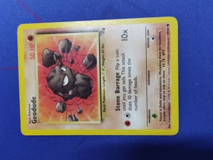 Pokemon Fossil Set Geodude 47/62 #2