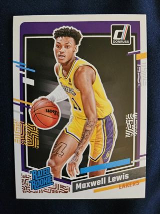 2023-24 Donruss Rated Rookie Maxwell Lewis