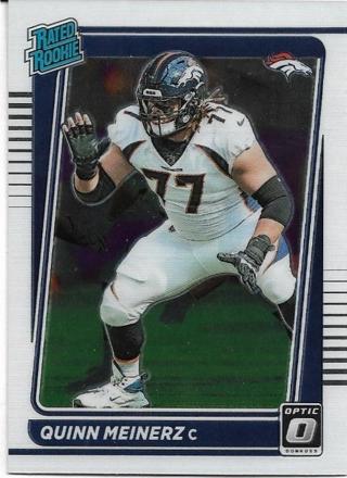 2021 DONRUSS OPTIC QUINN MEINERZ ROOKIE CARD