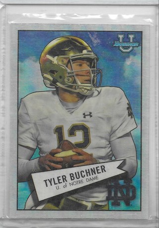 Tyler Buchner 2022 Bowman Chrome University '52 Bowman Refractor #52BF-9