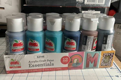  Set of 12  Apple Barrel Essentials Paints