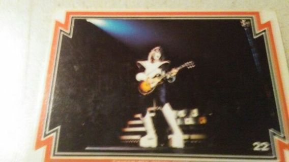 1978 ORIGINAL KISS AUCOIN ACE FREHLEY TRADING CARD# 22