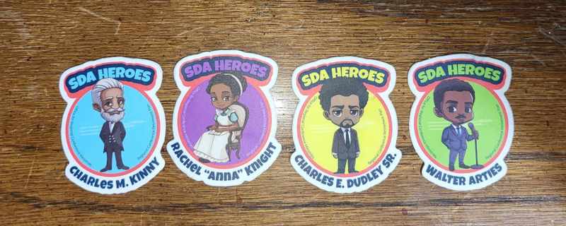 Heroes Of Adventism Sticker Set