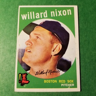 1959 - TOPPS BASEBALL CARD NO. 361 - WILLARD NIXON - RED SOX