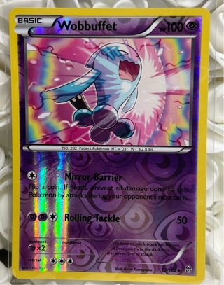 Pokémon Wobbuffet 67/162 Reverse Holo TCG 