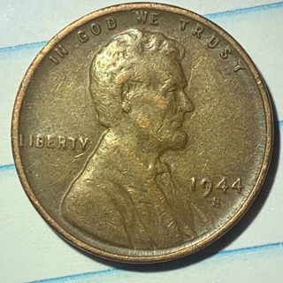 1944 S Wheatback Penny