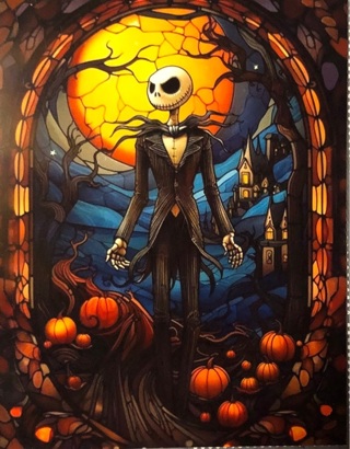 Jack Skellington - 3 x 4” MAGNET - GIN ONLY