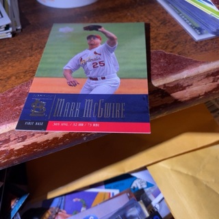 2001 upper deck revolution mark McGwire baseball card 