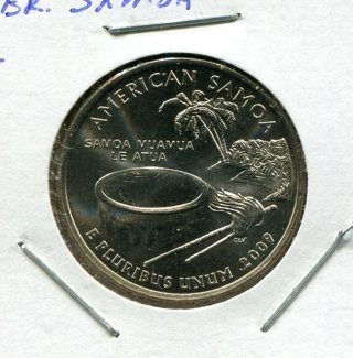 2009 P American Samoa U.S. Quarter-B.U.