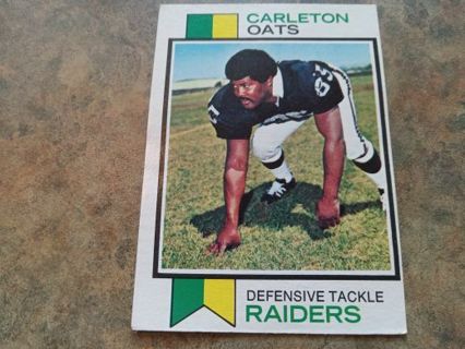 1973 TOPPS CARLTON OATS RAIDERS FOOTBALL CARD# 127