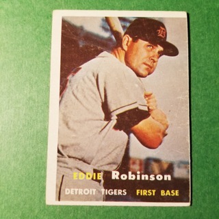 1957 TOPPS BASEBALL CARD - NO. 238 - EDDIE ROBINSON - TIGERS