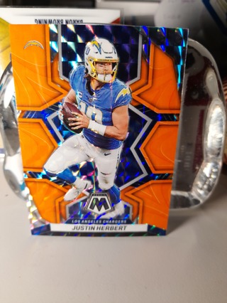 2022 Justin Herbert Chrome Mosaic Chargers