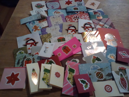 50 Mini Christmas Tags