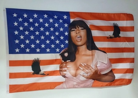 Megan Thee Stallion American Flag