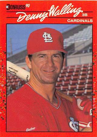 Denny Walling 1990 Donruss St. Louis Cardinals