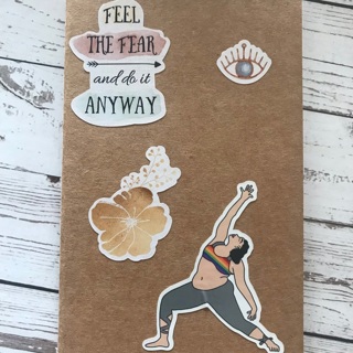 Kraft Pocket Journal Yoga Girl, Free Mail