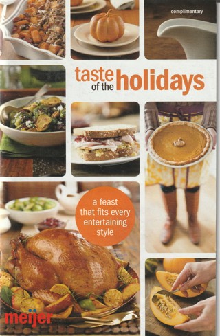 Vintage Cook Book, Magazine soft covered: Taste of the Holidays