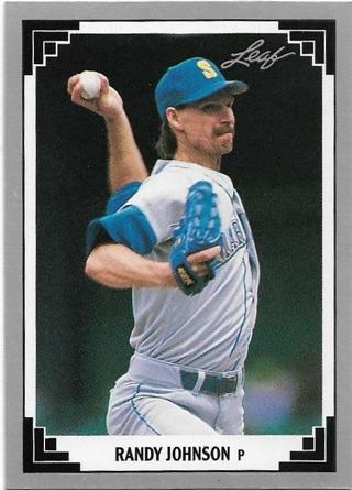 1991 LEAF RANDY JOHNSON CARD