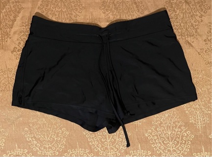 Kona Sol Black Swim Shorts Size Medium