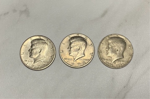 Collectors Half Dollar 50c Vintage Coins!!