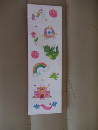 Darling MINI sheet of Colorful cute MAGIC & PRINCESS stickers--NEW