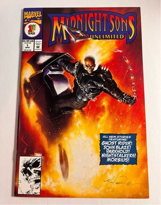 Midnight Sons Unlimited #1 Apr 1993, 1st Issue Marvel - Bagged & Boarded -