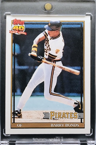 Barry Bonds - 1991 Topps #570 - Pittsburgh Pirates [AA047]