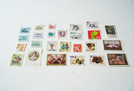 Poland Postage Stamps Used/Cancelled Set of 25