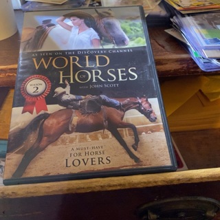 World of horses with John Scott dvd (used)