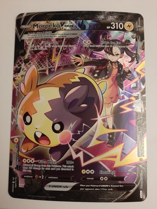 Rare Pokemon Morpeko V-union Holo