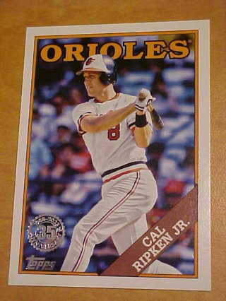 2023 Cal Ripken Jr., Topps 35th Anniv. Baseball Card, #T88-23,  Baltimore Orioles