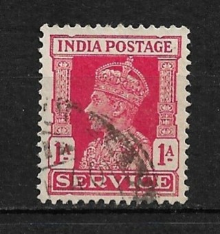 1939 India ScO108 1a King George VI Official used