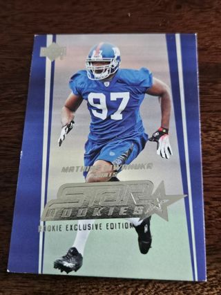 2006 Upper Deck Football trading card.