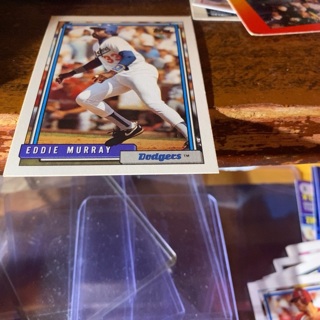 1992 topps Eddie Murray baseball card 