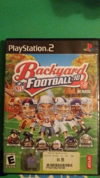 ps2 nfl backyard football '10 free shipping