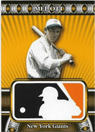 2010 TOPPS LOGOMAN MEL OTT INSERT CARD